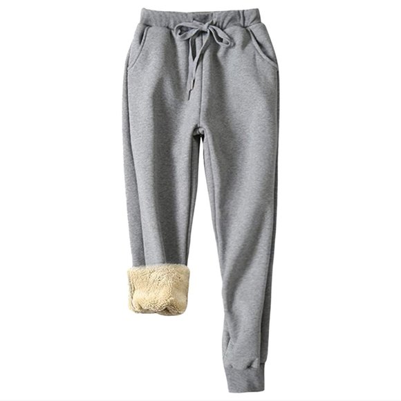 Yeokou Pants - Warm Sherpa Lined Athletic Sweatpants